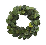 Vita Domi 30 Inch Magnolia Leaf Wreath Two Tone Green