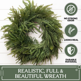 Vita Domi 30" Mixed wreath Extra Full with 138 TIPS