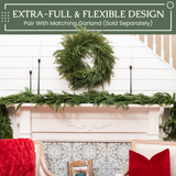 Vita Domi 30" Mixed wreath Extra Full with 138 TIPS