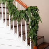 9' Norfolk pine garland Extra Full with 272 TIPS